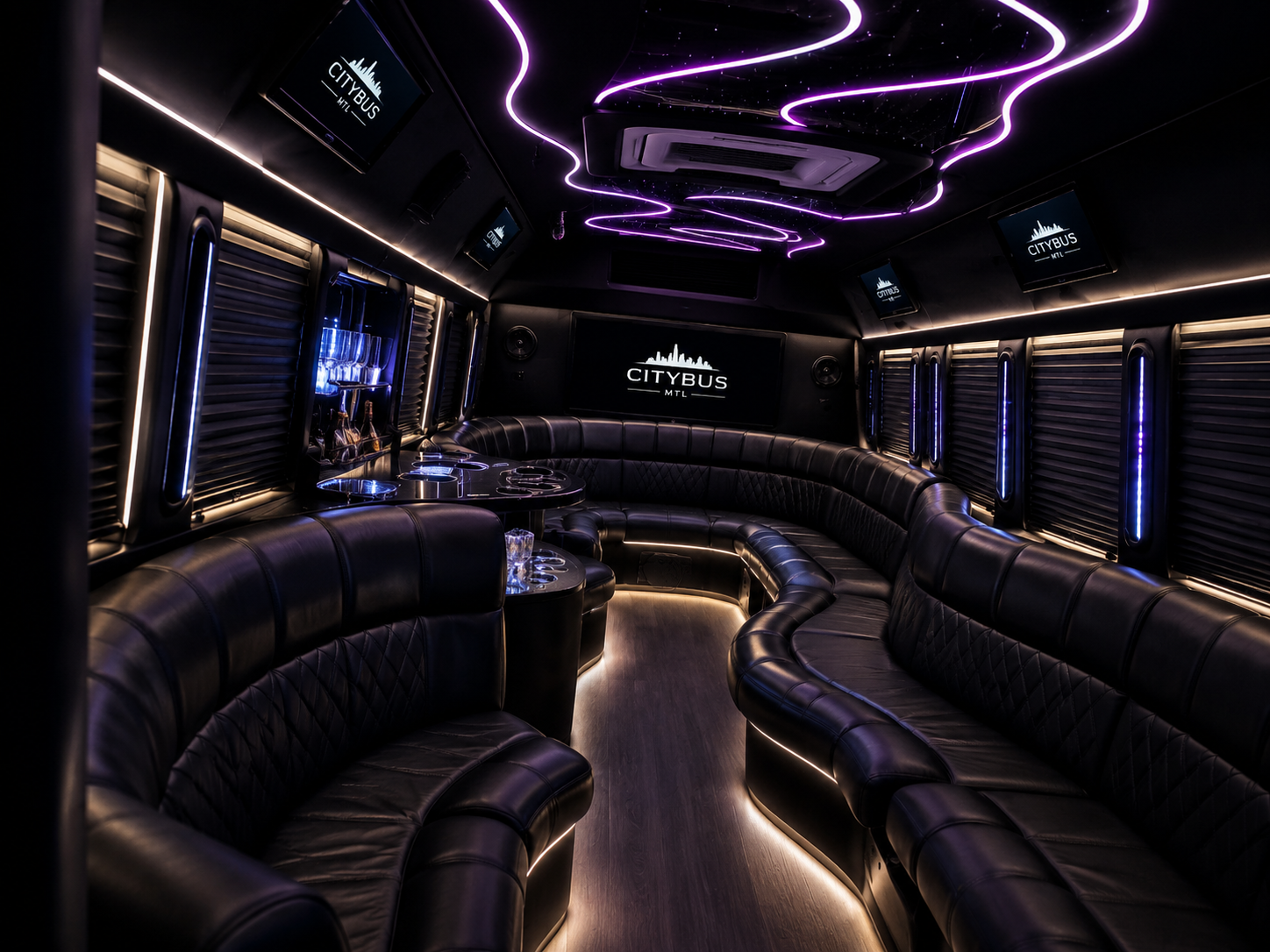 Limo Bus — Ambiance néon