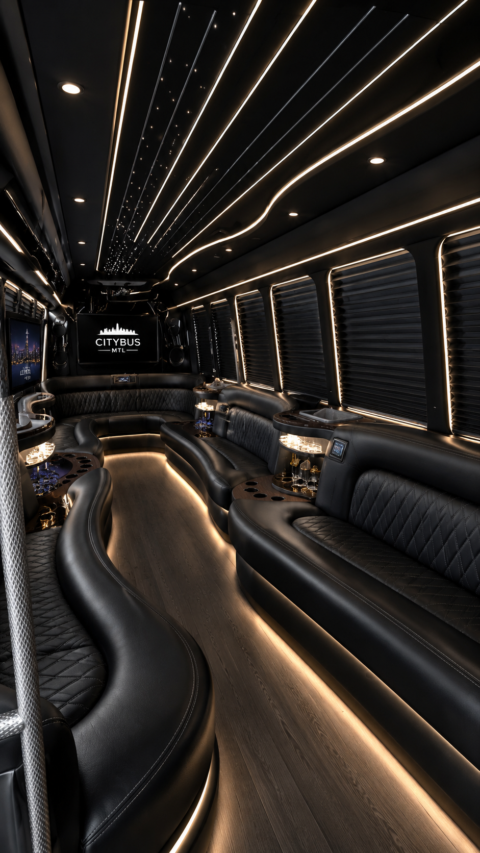 Limo Bus — Salon DEL doré